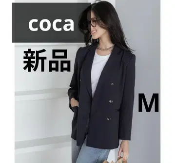 새상품 coca(코카) 테일러드 자켓 네이비 M