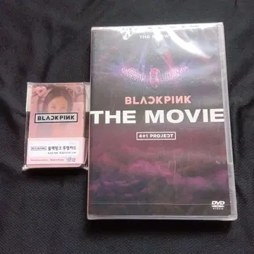 BLACKPINK THE MOVIE & 투명 카드 세트 미개봉 새상품