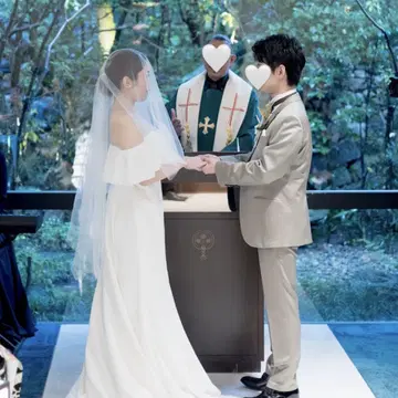 Amtteliebe 안텔리에베 웨딩 베일 미들 기장