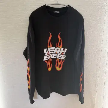 YEAH EXIEEE 불꽃 디자인 트레이닝복