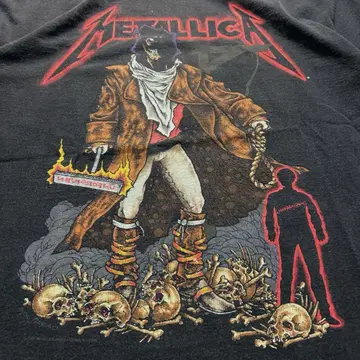 90s METALLICA Pushead 1994 밴드T 빈티지