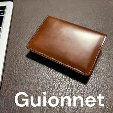 [ 새상품급 ] GUIONNET 코도반 명함지갑 카드 케이스 일본제
