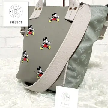 레어 russet 디즈니 콜라보 2way 숄더백 미키 그레이지
