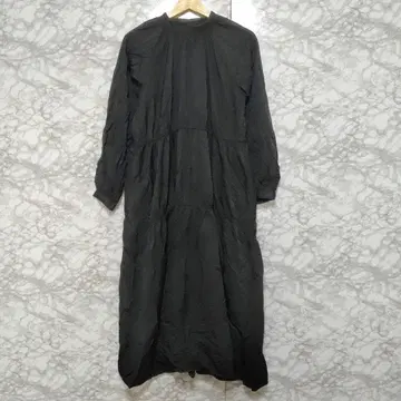 MOUSSY 롱 원피스 긴팔 안감 페미닌 드레스