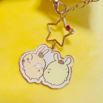 치이카와 산리오 토끼 폼폼푸딩 백참 콜라보 참