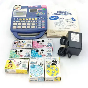 디즈니 캐릭터즈 씰 워프 CASIO 미키 네임랜드