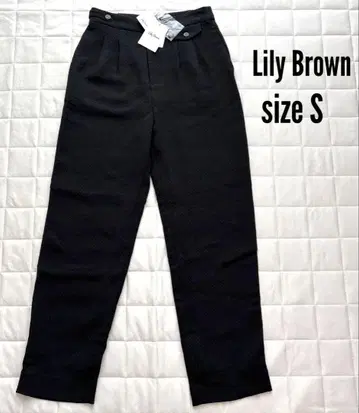 [ 미사용 새상품 ] Lily Brown 릴리 브라운 팬츠 블랙