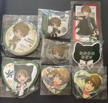 앙스타 타카미네 미도리 캔뱃지 아크링 키링 난자 토루파카