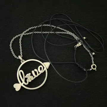 [ 고품질 ] TOUS 실버 목걸이 LOVE 0910001