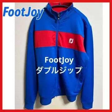 [ 컨디션 최상 ] 풋조이 FootJoy 저리 소재 지퍼 블루종 L