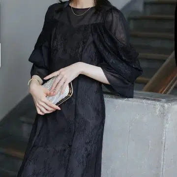 RUIRUE BOUTIQUE 오프숄더 머메이드 플레어 원피스 드레스 L