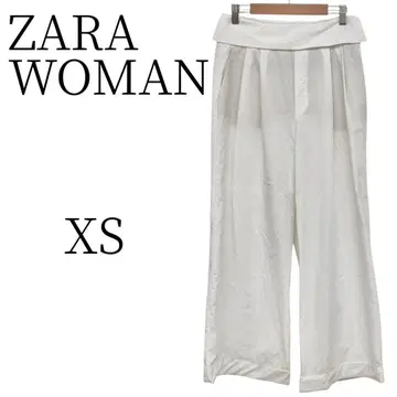 ZARA WOMAN 자라 우먼 화이트 와이드 팬츠 XS (SS)