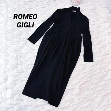 ROMEO GIGLI 롱 원피스 블랙 코쿤 변형 40