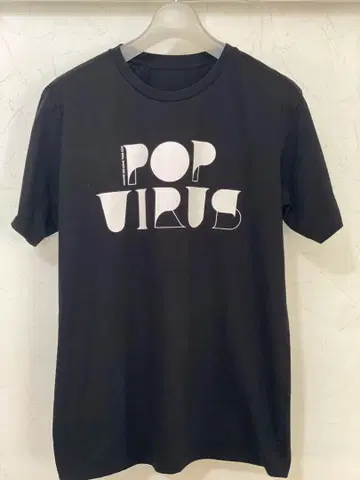호시노 겐 POP VIRUS 블랙T셔츠 [ M ]