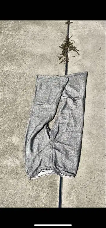 그레이 플레어 팬츠
