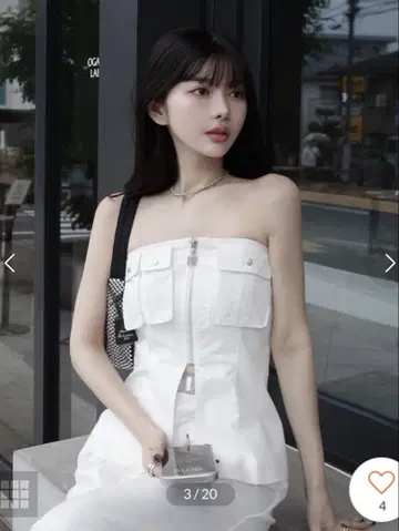Darich 지퍼 디자인 코튼 베어탑
