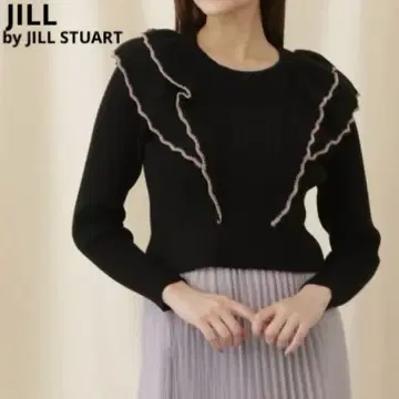 새상품 [ JILL by JILL STUART ] 벌키 프릴 컴팩트 니트