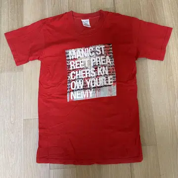 90s 매닉 스트리트 프리처스 앨범 커버 밴드 티셔츠