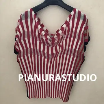 PIANURASUTDIO 티셔츠 니트 38 L 핑크 이탈리아제