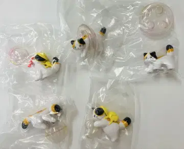 가챠가챠 안냥과 비눗방울 마스코트 피규어