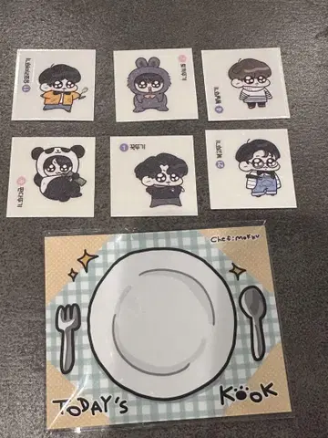 정국투기 집집씰 정국 목업님 마스터 스티커