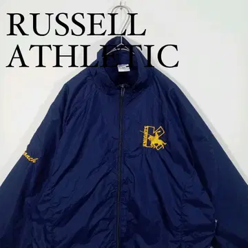 RUSSELL ATHLETIC 네이비 나일론 자켓 M