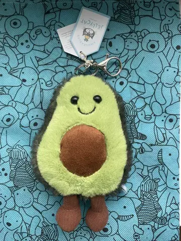 [ 새상품 ] Jellycat 제리캣 아보카도 백참 키링