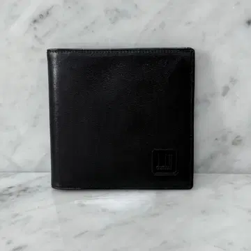 새상품급 dunhill 던힐 접이식 지갑 블랙 블랙 천연 가죽 가죽 로고