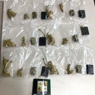 야노만 귀신 전승 피규어 6개 리플렛 1장