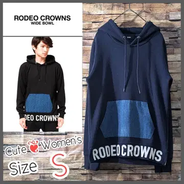 RODEO CROWNS WIDE BOWL 후드티 후디 네이비 S