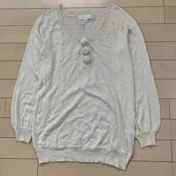 9.10 JILL STUART 질스튜어트 풀오버 아이보리 M