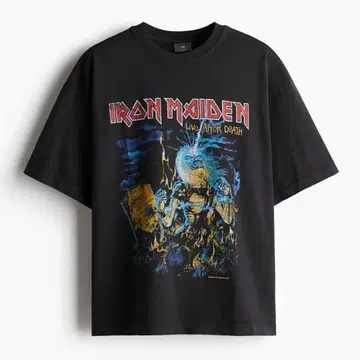새상품! IRON MAIDEN H&M Oversize Fit Tee