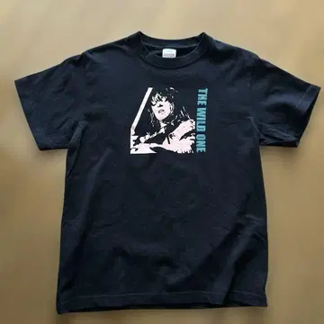 SUZI QUATRO THE WILD ONE 프린트 티셔츠 블랙 S사이즈