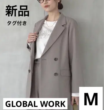 [새상품] 글로벌 워크 관리하기 쉬운 W 자켓 그레이지 M