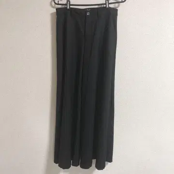 포켓 부착 와이드 팬츠