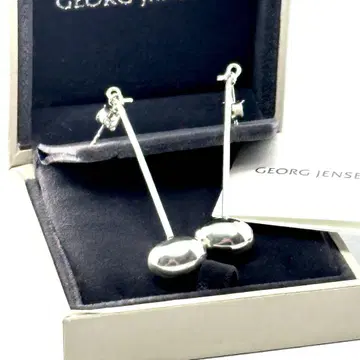 레어 GEORG JENSEN 드롭 귀걸이 실버 925