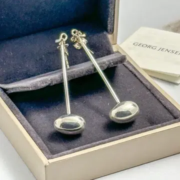 레어 GEORG JENSEN 드롭 귀걸이 실버 925