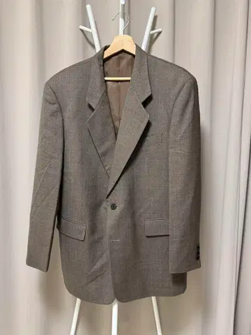 셋업 테일러드 자켓 브라운