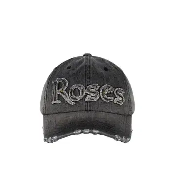 2000archives Rose Denim Ball Cap