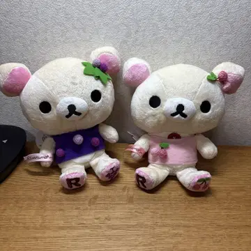리락쿠마 봉제 인형 후르츠 코리락쿠마 포도 체리
