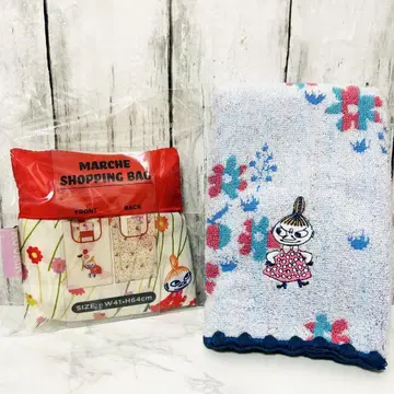 리틀 미이 쇼핑백 & 페이스 타월 에코백 MOOMIN
