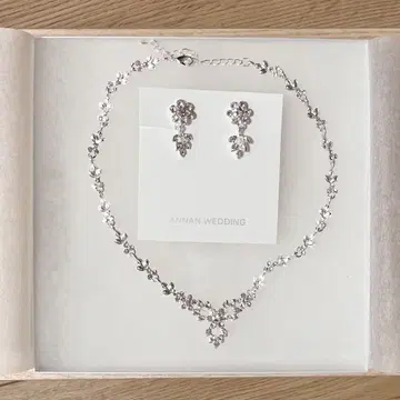 ANNAN WEDDING 목걸이 귀찌 세트