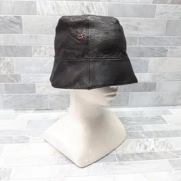 45rpm Badou-R 가죽 버킷햇 브라운 모자 천연 가죽