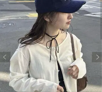 [ kastane ] 아이보리 프론트 오픈 긴팔 상의 택 포함