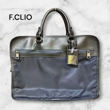 거의 미사용 F.CLIO 나일론 가죽 2way 브리프 케이스