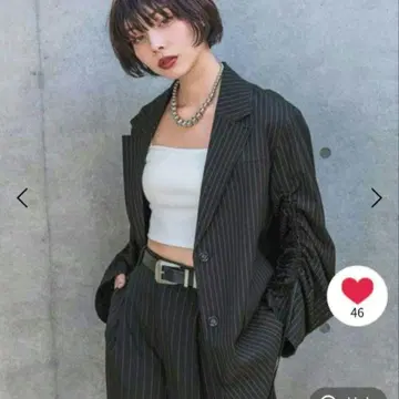 hinechi 새상품 PAGEBOY 드로스트 자켓 아우터 테일러드