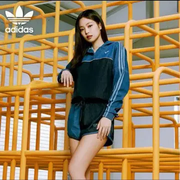 adidas 데님 저리 셋업 후드티 숏팬츠