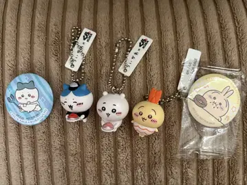 즉시 구매 치이카와 (먼작귀) 쿠라스시 마스코트 키링 캔뱃지 묶음 판매