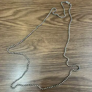 ALPHA STAR 24g 88cm 실버925 볼 체인 목걸이
