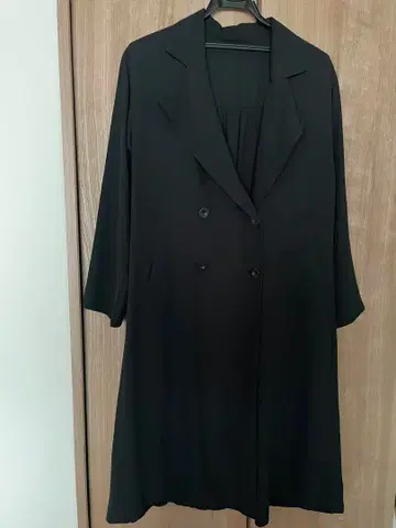 무루아 트렌치코트 프리 사이즈 블랙